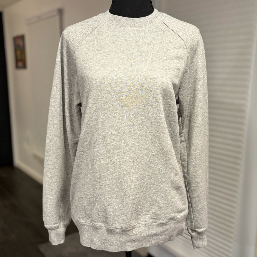 LA PAZ Cotton Crewneck Pullover Grey XS